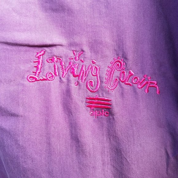 LIVING COLOUR BAND, from Epic, Windbreaker Jacket (XL) - Picture 2 of 5